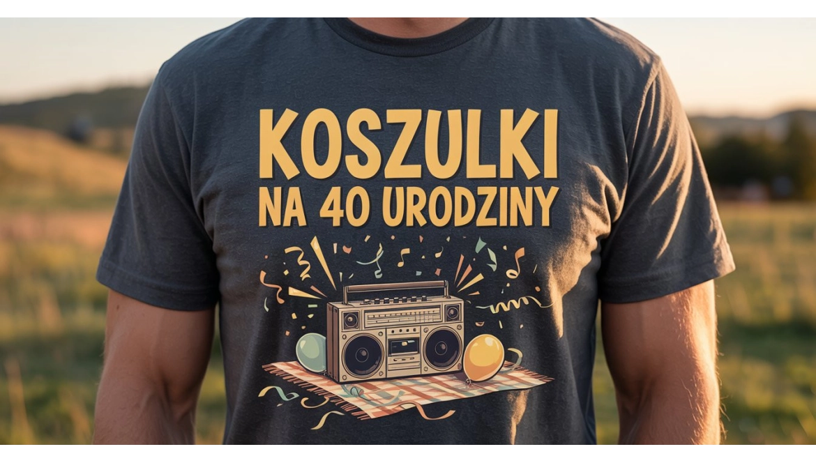 Jak wybrać koszulkę na 40 urodziny? Krój, rozmiar, personalizacja Jak wybrać koszulkę na 40 urodziny? Krój, rozmiar, personalizacja